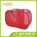 fashionable pop-up mesh folding laundry basket travel hamper